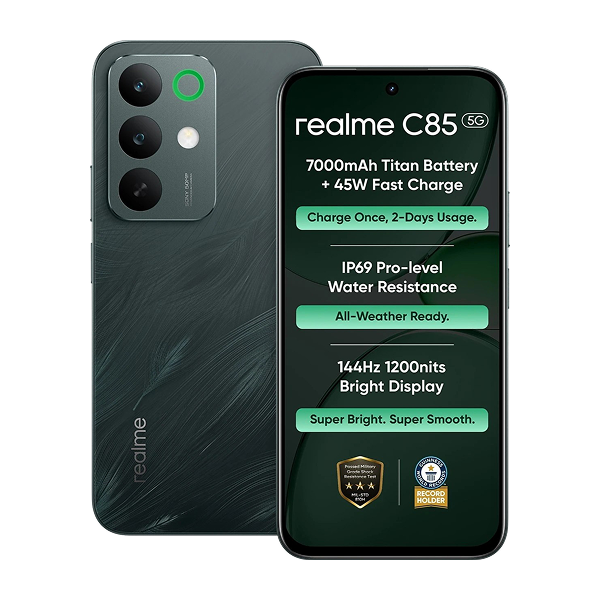 Realme C85 (Peacock Green, 6/128 GB)